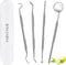 Dental Tools, Professional Teeth Cleaning Oral Care Hygiene Kit, Stainless Steel Dental Pick Tooth Scraper.