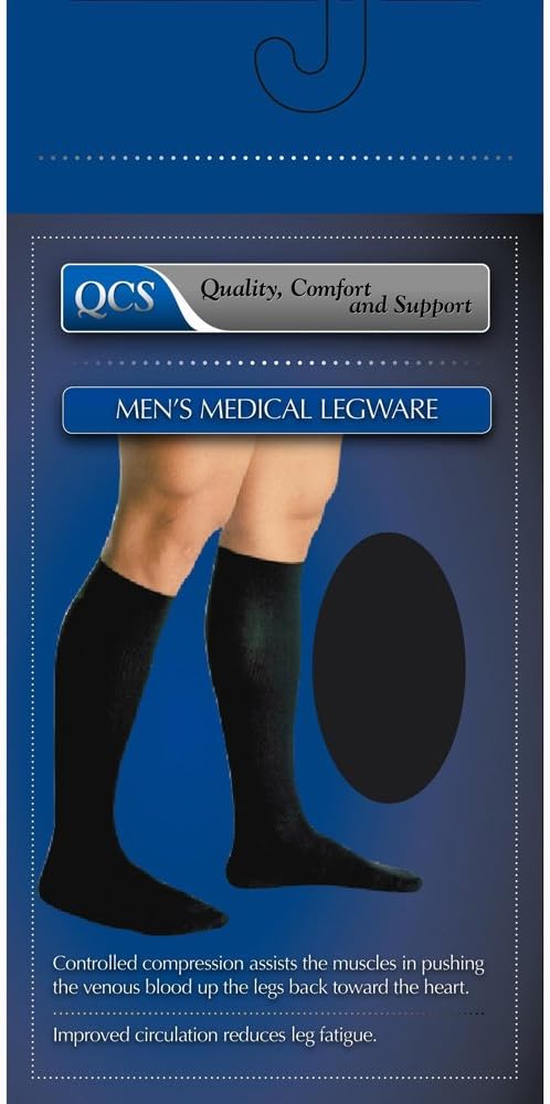 Scott Specialties Preffered Plus Medical Legware Socks Men 20-30 Firm Support, Brown, Large -