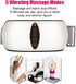 WOOLALA Abdomen Massage Belt with Heat, Therapy Heated Waist Belt Vibrating Back Massager Lower Back Wrap for Pain