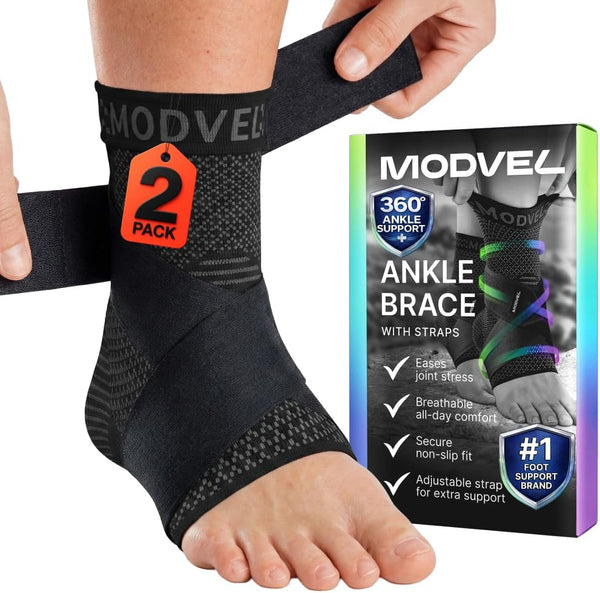 Modvel Ankle Brace for Women, Ankle Brace for Men, Ankle Support Compression