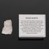 CXD-GEM Natural Gemstone Box Collection Set of 4 - Irregular Mineral Rock & Tumbled Stone Display Box