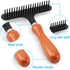 Carpet Rake - Shag Rug Rake, Carpet Groomer Rake, Hair Cleaner for Rug and Carpet (4.3 Inch, 1 PCS)