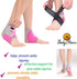 BodyMoves Kid's Ankle Brace Support PLUS Hot and Cold Ice Pack (Sweet Pink, SMALL for Little Kids)