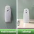 Automatic Air Freshener Spray Dispenser, Bathroom Restaurant Wall Mounted or Free Standing, White