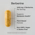 Sports Research Berberine - Herbal Ayurvedic Metabolic Health Support - 1000 mg - 60 capsules - Vegan Certified, Gluten-Free, Non-GMO