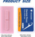 Pink Dental Floss, 2 Pack 10 Count & 50 PCS/Box, Total 70 Picks for Portable Oral Care