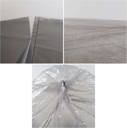 18 Gallon Large Kitchen Trash Bag, Gray Garbage Bag, 100 Counts