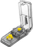 Pill Cutter for Small or Large Pills - The Best Multiple Pill Splitter Design in the USA, Keychain Pill Holder Bonus