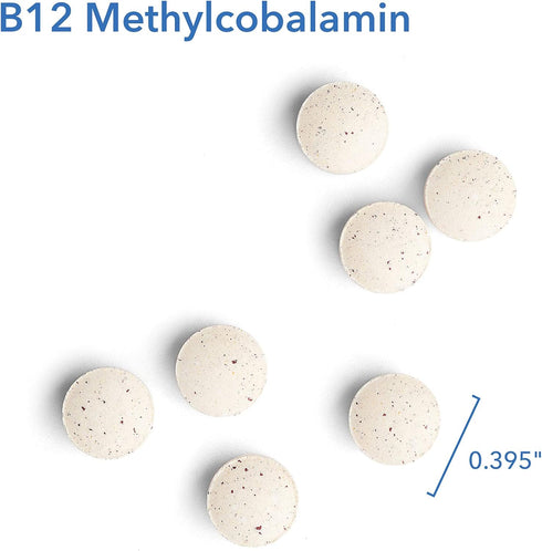 Allergy Research Group B12 Methylcobalamin Supplement, Vitamin B12 and Folate, 400mcg Folic Acid, Vegetarian Lozenges,