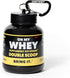 Protein Powder Container to Go - Portable Travel Water Bottle Funnel for Pre Workout Supplement Mixes & Dispenser, Mini