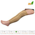 HealthyNees 20-30 mmHg Footless Thigh High Compression Wide Leg Stocking Zipper (With Zipper Beige, Large-X-Large)