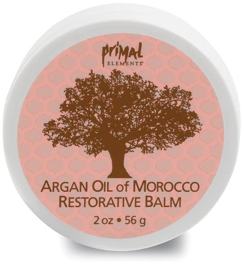 Moroccan Argan Oil Restorative Balm, Primal Elements, 2 Ounce