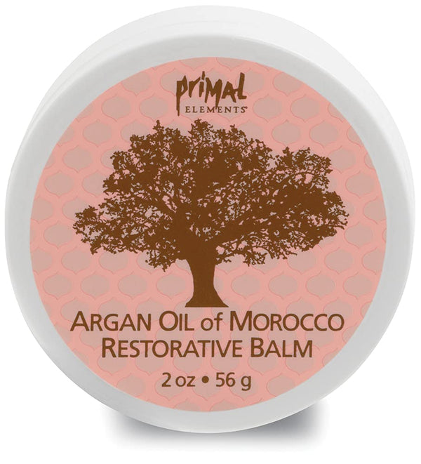 Moroccan Argan Oil Restorative Balm, Primal Elements, 2 Ounce