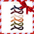 RC ROCHE ORNAMENT 6 Pcs Bow Ribbon Hair Clip Claw, Women Banana Ponytail Holder, Classic Multicolor