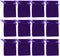 Nydotd 100pcs 2 X 2.8 inch Velvet Cloth Jewelry Pouches, Drawstring Bags for Christmas Candy Gift Bag, Wedding Favors