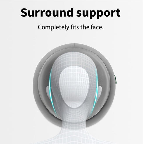 Memory Foam Prone Massage Pillow - Ergonomic Face Down Pillow for Massage Table, Home Sleeping & Post-Surgery Recovery