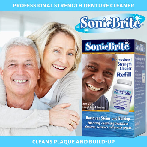 High Intensity Dental Cleaning Powder for Dentures, Retainers, Night Guards, Removes Stains & Plaque