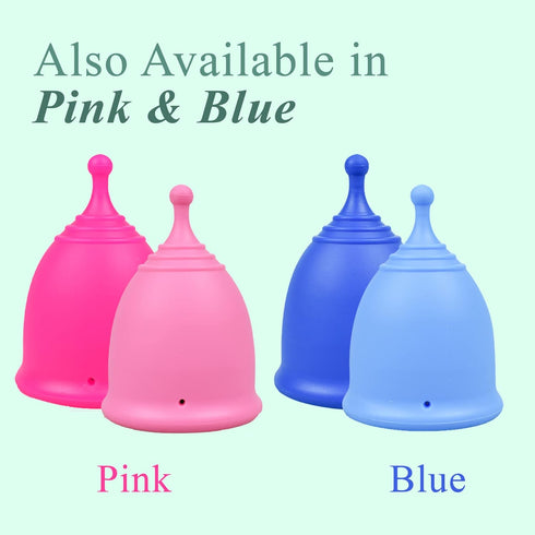 Set 2 SHORDY Reusable Menstrual Cups (Large) of with Mini Box, Medical Grade Silicone, Coupe Menstruelle, Safe Period
