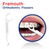 Orthodontic Flossers for Braces - Ortho Dental Floss Picks, 100 Count (Pack of 3) with Travel Case