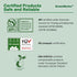 Heavy-duty Compostable Forks, BPI Certified 100 Count Large Disposable Cutlery Utensils, 7" Silverware Fork