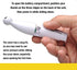 ADC Temple Touch Digital LCD Fever Thermometer, Non-Invasive Quick Read for Babies, Kids, and Adults