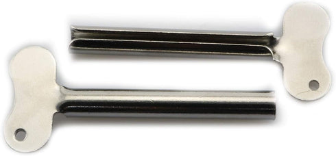 2pcs Stainless Steel Toothpaste Tube Squeezers for Bathroom Use