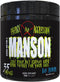 DARK METAL Inc. Manson High Stim Pre Workout Powder, Energy Focus Strength, Blue Raspberry, 35 Servings