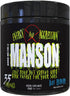 DARK METAL Inc. Manson High Stim Pre Workout Powder, Energy Focus Strength, Blue Raspberry, 35 Servings