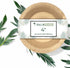 PALM NAKI Eco-Friendly 4-Inch Round Palm Leaf Bowls (40 Pack), Sustainable, Decorative, Compostable Tableware