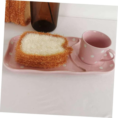 6pcs Cotton Dish Towels, Natural Wipes for Dish Washing, Non-scratch Dish Towels, Korean