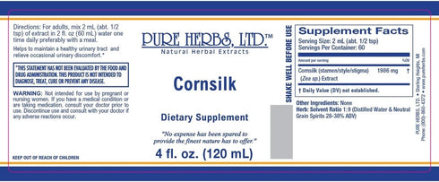 Pure Herbs (4 oz.) , Ltd. Cornsilk