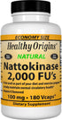 Healthy Origins Nattokinase 2,000 FU's Multi Vitamins, 100 mg, 180 Count