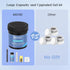 MIZHSE 100ML Nail Builder Gel Kit, Larger Capacity Builder Gel for Nails, LED Nail Lamp Clear Hard Gel Builder Base Nail Strengthener Extension Gel with Nail Brush Clean Gel, for Nail Salon & Home DIY