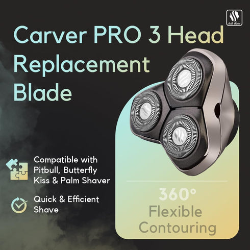 Skull Shaver Carver PRO Replacement Blade | Electric Shaver Replacement Heads