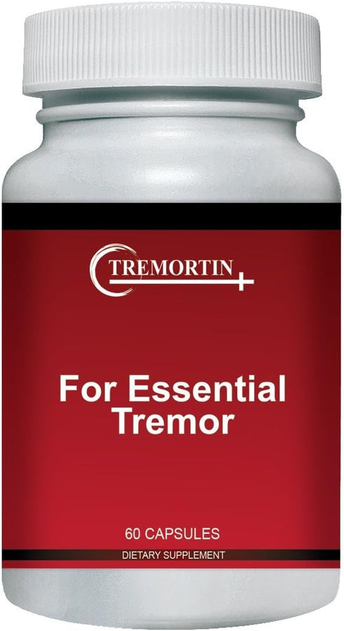 Natural Essential Tremor Herbal Supplement - Relief for Shaky Hands, Arm, Leg and Voice Tremors (60 Capsules)