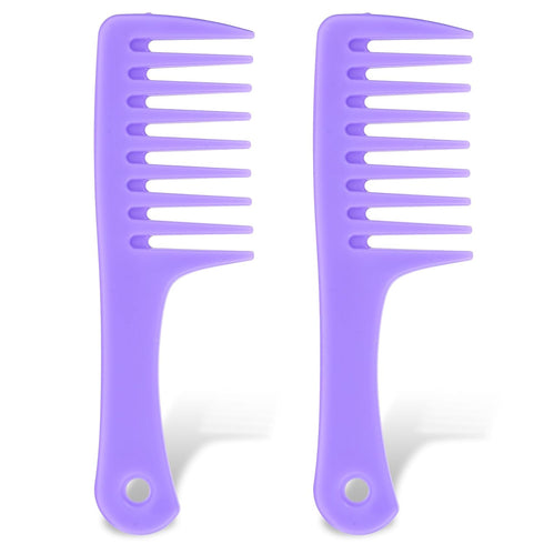 Mini Hair Combs for Women, 2 Pack Small Wide Tooth Comb, Portable Detangling Comb for Curly/Long/Wet Hair, Anti-Static