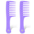 Mini Hair Combs for Women, 2 Pack Small Wide Tooth Comb, Portable Detangling Comb for Curly/Long/Wet Hair, Anti-Static
