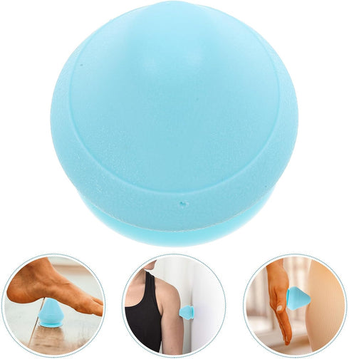 Muscle Release Massage Ball with Suction Cup, Deep Tissue Back and Neck Massager, Green Myofascial Trigger Point Tool