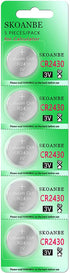 SKOANBE 10 Pack CR2430 Lithium Coin Battery - 3V DL2430 for Electronics and Devices