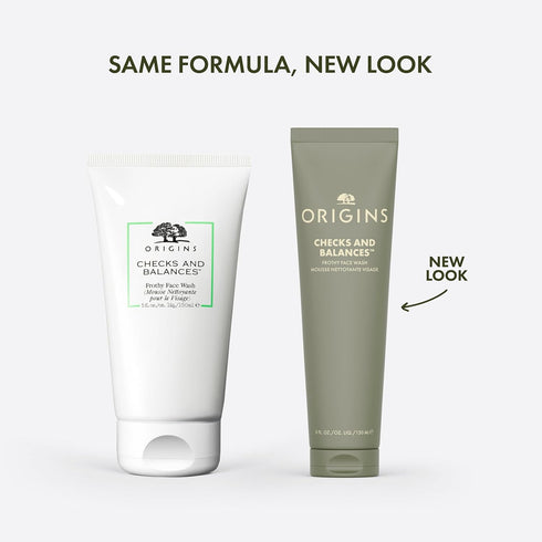 Origins Checks and Balances Frothy Face Wash, Gentle Cleanser for All Skin Types with Mint