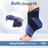 Hilph Ankle Heel Ice Pack Wrap for Swelling & Achilles Tendonitis, Reusable Gel Ice Pack for Pain Relief (Blue)