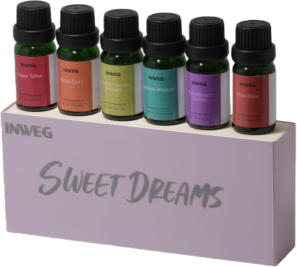 Essential Oil Pure Bliss Set, Fragrance Oils for Diffuser, Aromatherapy Collection, All