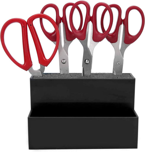Professional Salon Shear Holder Rack - Organizer Case for Hairdressing Combs, Clips, Scissors, Barber Accessories