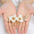 Yean Bride Flower Bridal Hair Comb, Gold Leaf Wedding Hair Piece, Floral Accessories for Women and Girls