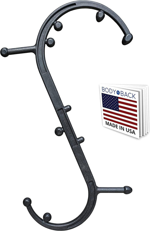 Body Back Buddy Classic USA Made Handheld Massage Cane for Deep Tissue Pain Relief