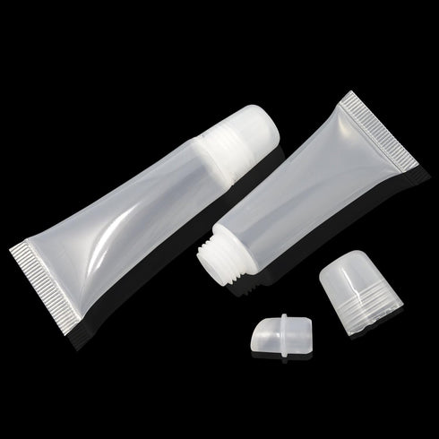 Honbay 10PCS 8ml Refillable Clear Lip Gloss Balm Containers