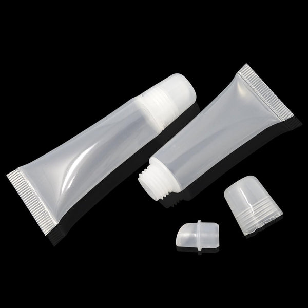 Honbay 10PCS 8ml Refillable Clear Lip Gloss Balm Containers