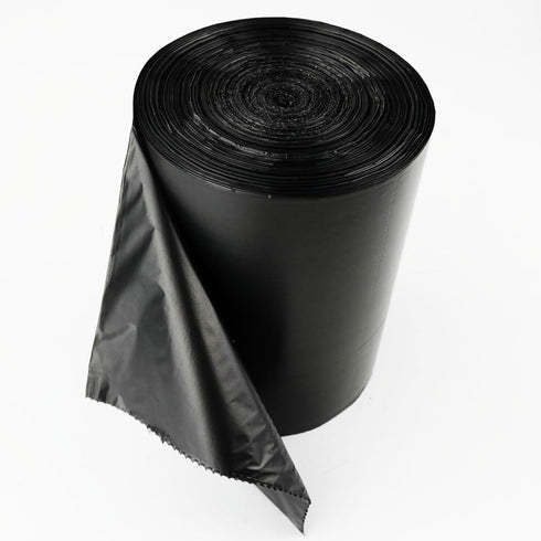 130 Counts 4 Gallon Trash Can Liners, Black