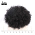 Yinmei Baibian Afro Puff Drawstring Ponytail, Kinky Curly Bun Hair Extensions for Black Women Girls (1B)