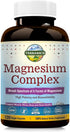 Terranics 5-in-1 Magnesium Complex Supplement 500mg - High Absorption Magnesium Glycinate Citrate Malate Aspartate